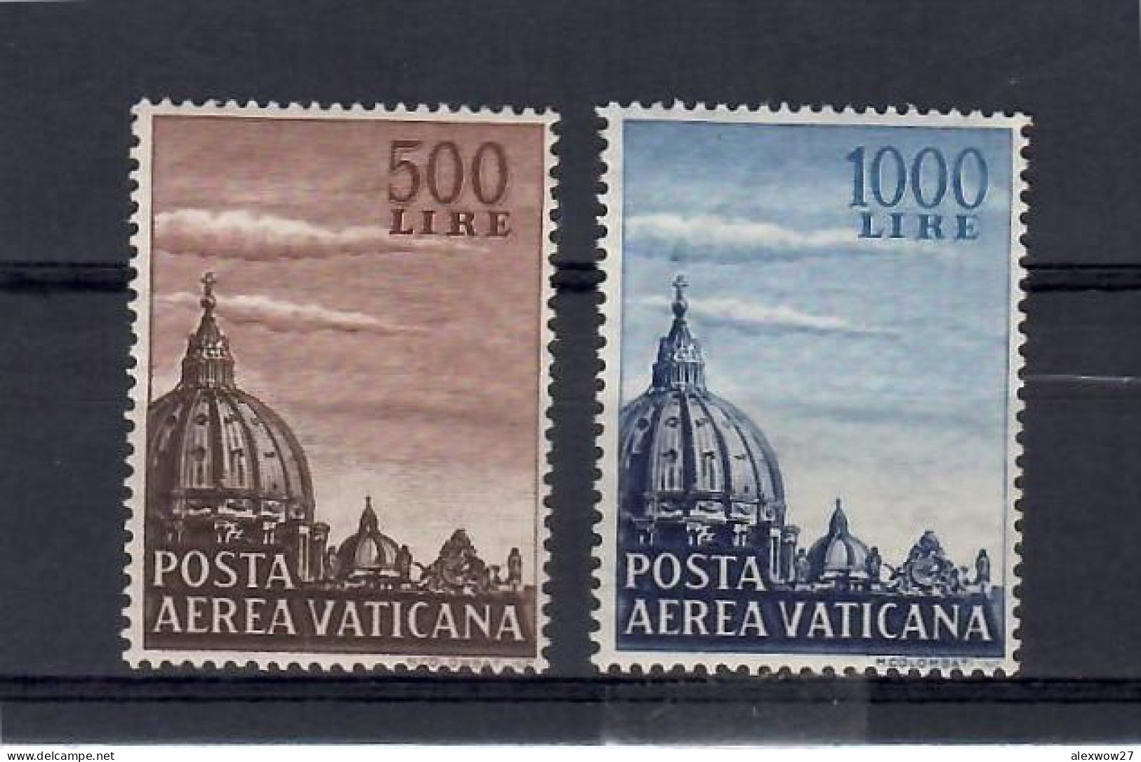 Vaticano / Vatican City 1953 " 1° Cupoloni " ** MNH / VF - Poste Aérienne