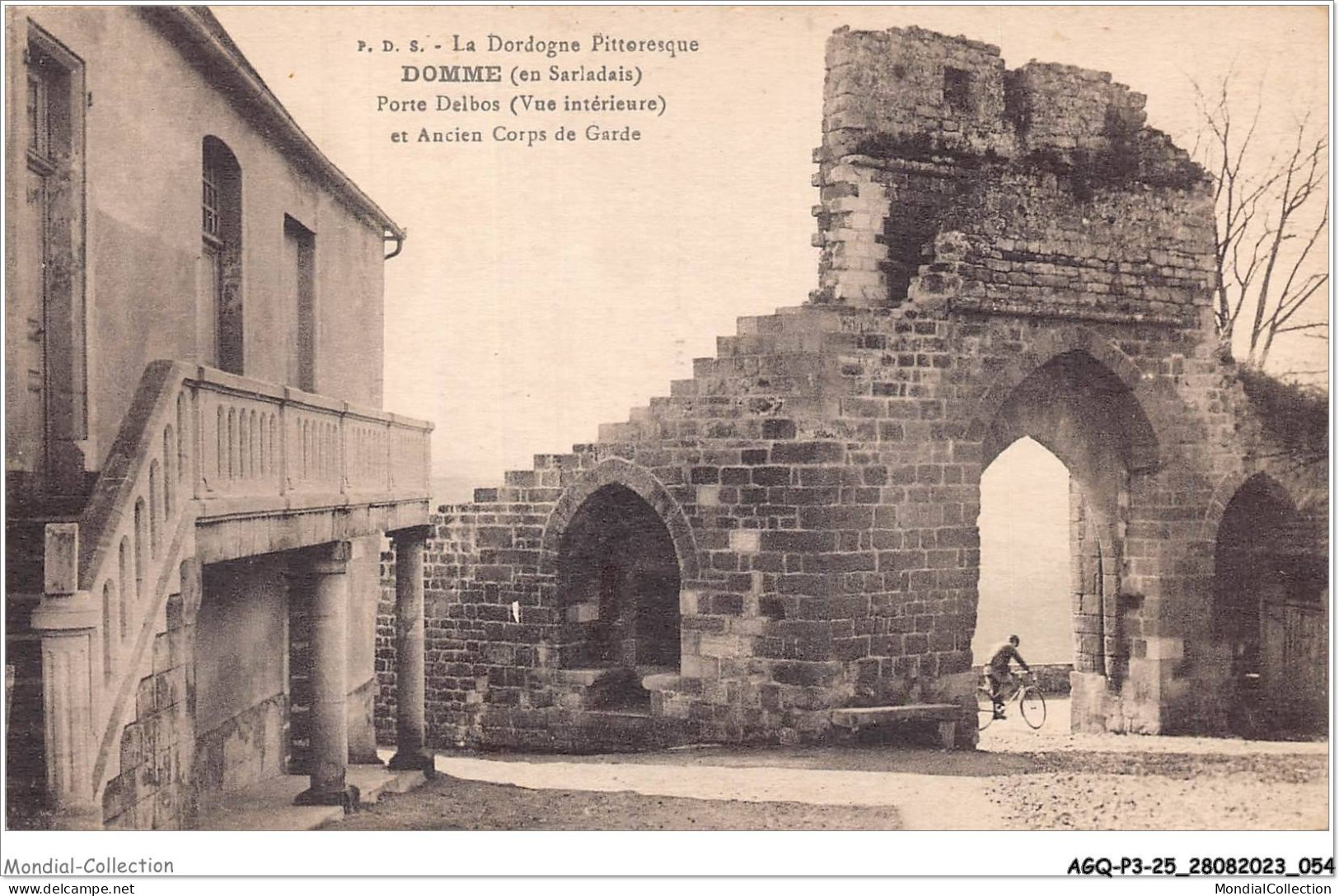 AGQP3-0189-24 - DOMME - Porte Delbos Et Ancien Corps De Garde - Domme
