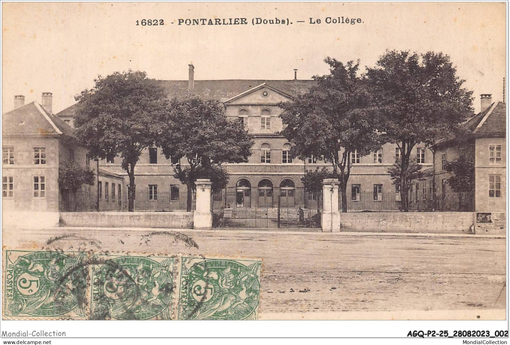 AGQP2-0075-25 - PONTARLIER - Le Collège - Pontarlier