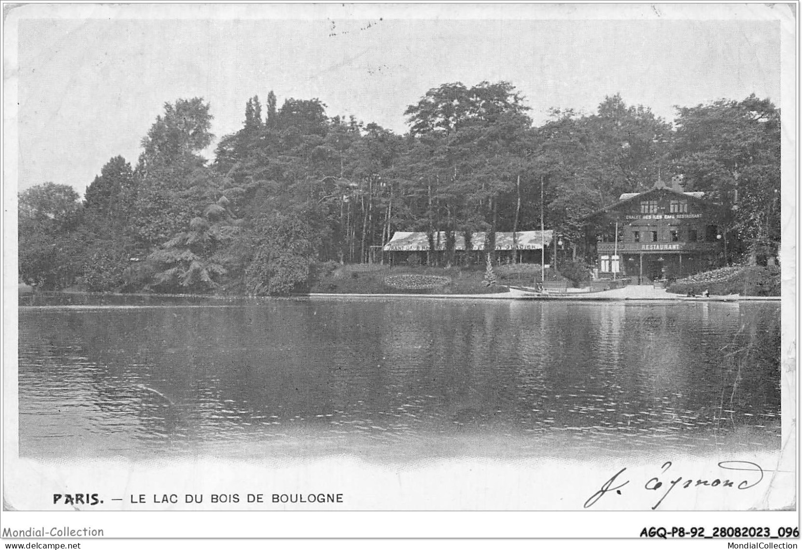 AGQP8-0637-92 - PARIS - Le Lac Du Bois De BOULOGNE - Boulogne Billancourt