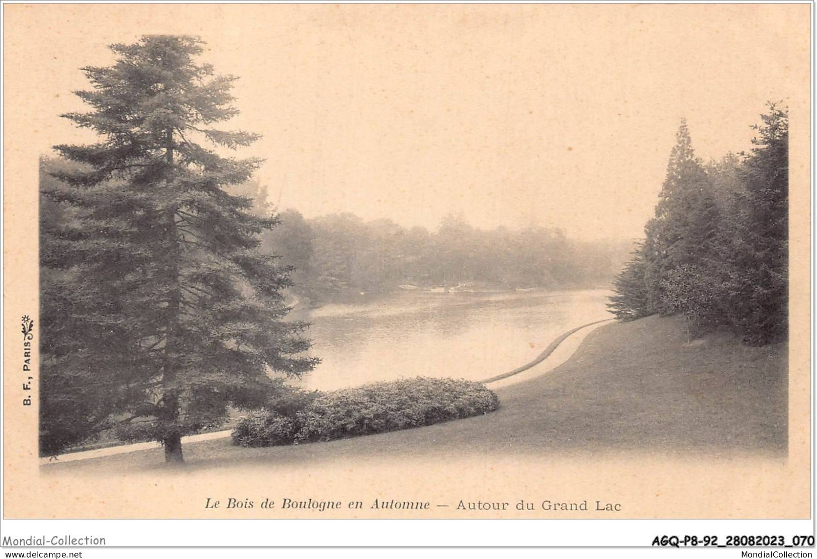 AGQP8-0624-92 - Le Bois De BOULOGNE En Automne - Autour Du Grand Lac  - Boulogne Billancourt