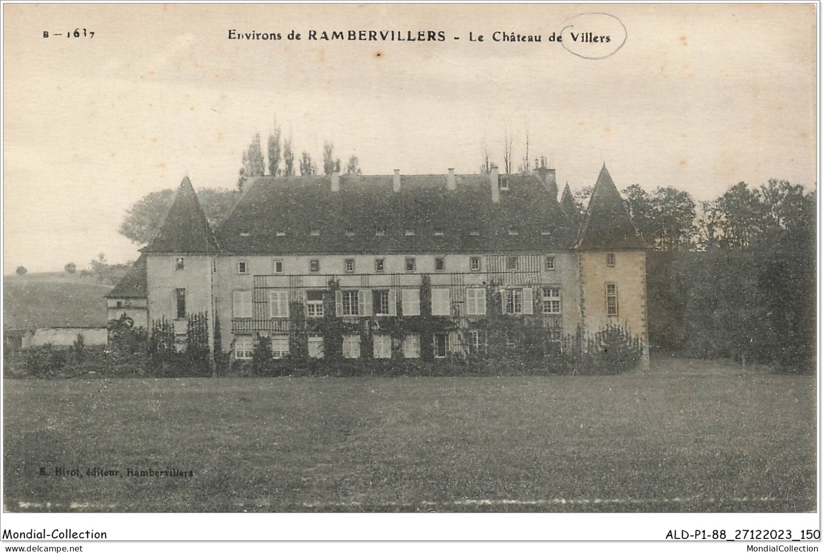 ALDP1-88-0076 - ENVIRONS DE RAMBERVILLERS - Le Château De Villers - Rambervillers