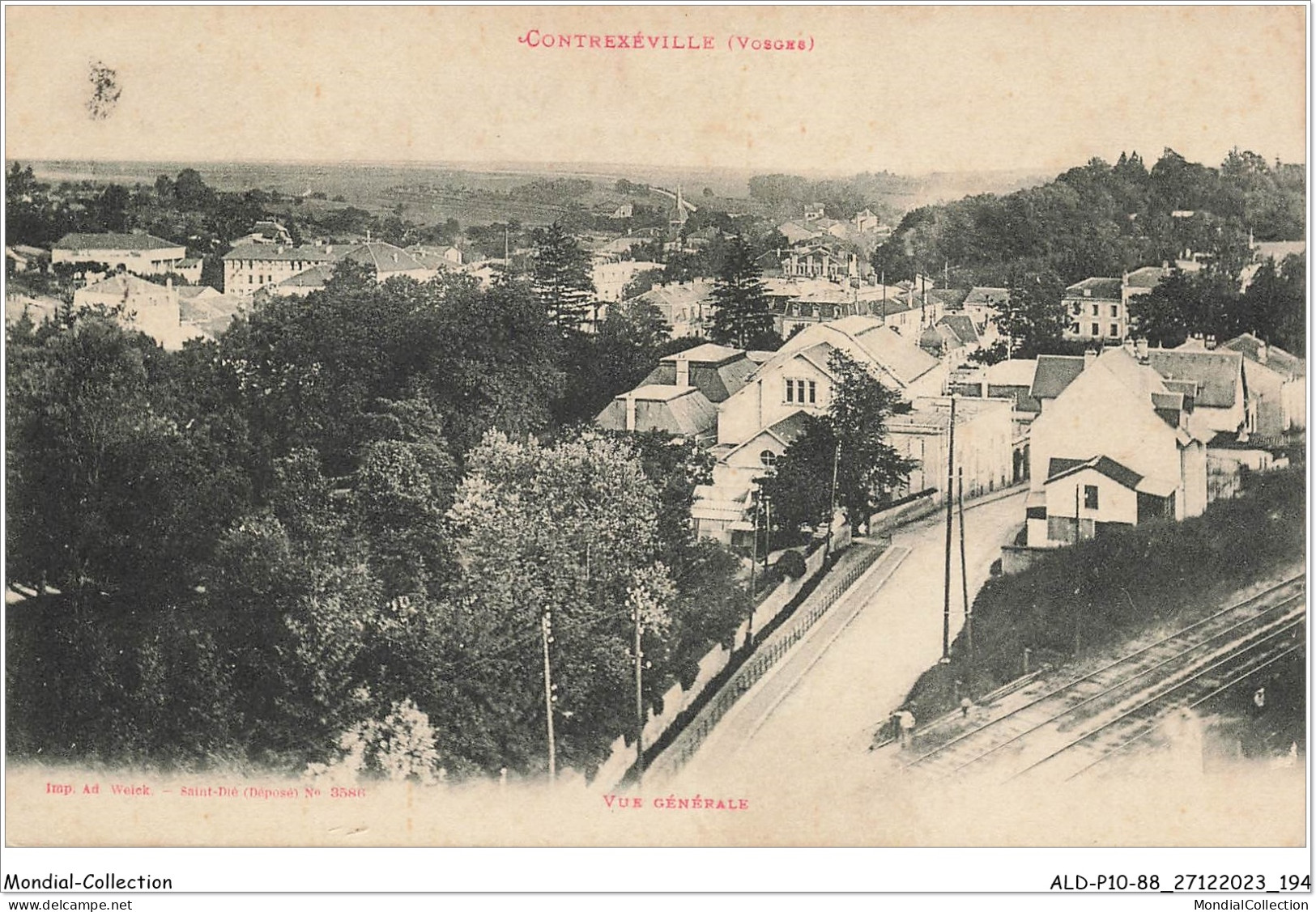 ALDP10-88-0998 - CONTREXEVILLE - Vue Générale - Contrexeville