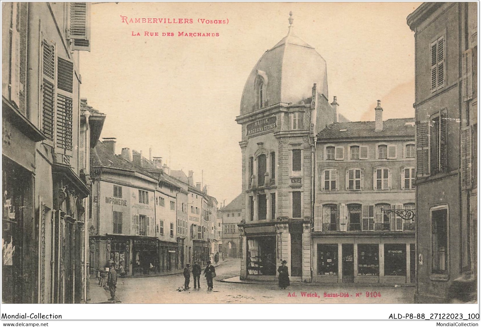 ALDP8-88-0751 - RAMBERVILLERS - Le Rue Des Marchands - Rambervillers