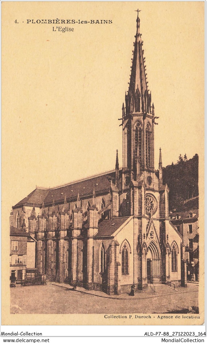 ALDP7-88-0683 - PLOMBIERES-LES-BAINS - L'église - Plombieres Les Bains