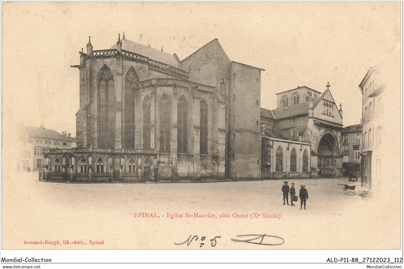 ALDP11-88-1057 - EPINAL - église Saint-maurice - Côté Ouest - Epinal