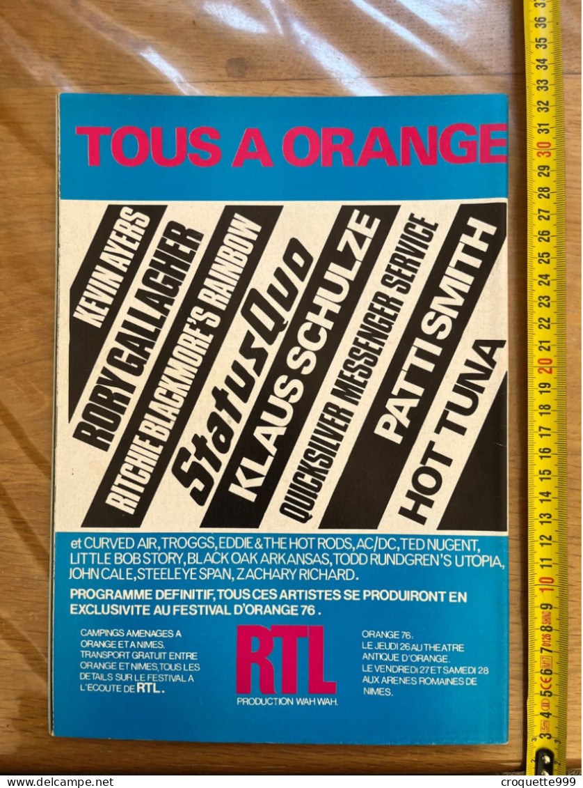 1976 BEST 98 Tangerine Dream Kraftwerk Status Quo POSTER Genesis McCartney - Musik