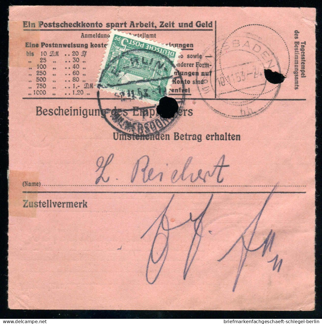 Berlin, 1953, 54, 44, Brief - Sonstige & Ohne Zuordnung