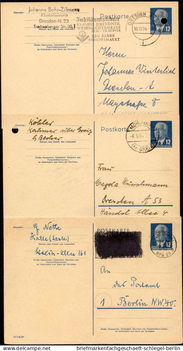 DDR, 1954, P 56, P 60, Brief