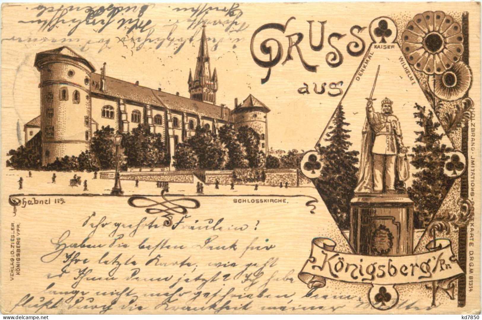 Gruss Aus Königsberg - Litho - Ostpreussen