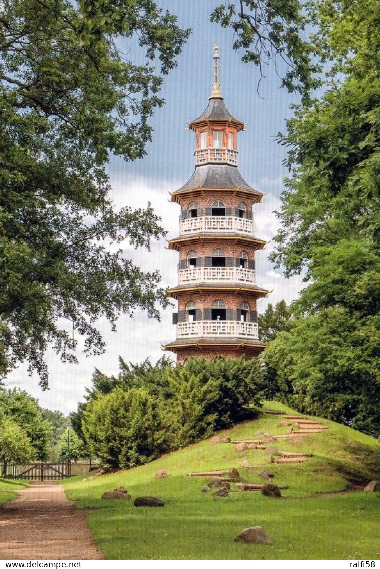 1 AK Germany * Pagode Im Schlosspark Oranienbaum Dieser Gehört Zur UNESCO-Welterbestätte Dessau-Wörlitzer Gartenreich * - Woerlitz