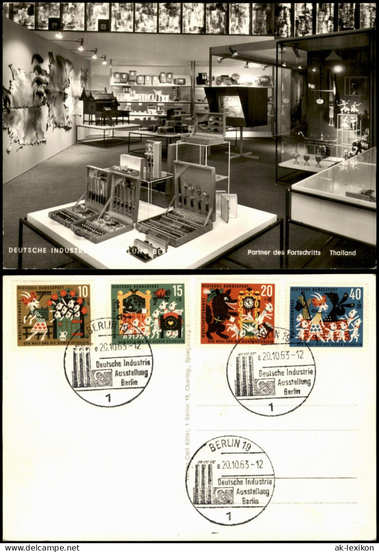 Ansichtskarte Berlin Deutsche Industrie-Auststellung Thailand 1963 - Autres & Non Classés