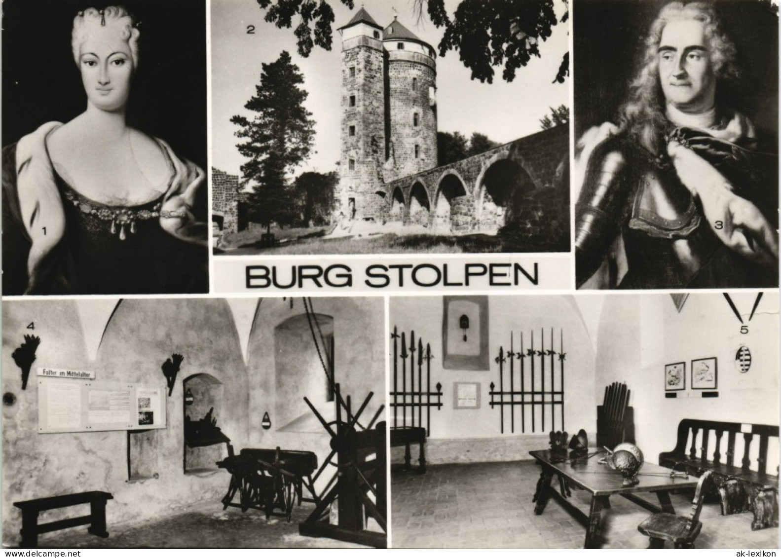 Ansichtskarte Stolpen Burg Stolpen Mehrbild 1984/1976 - Stolpen