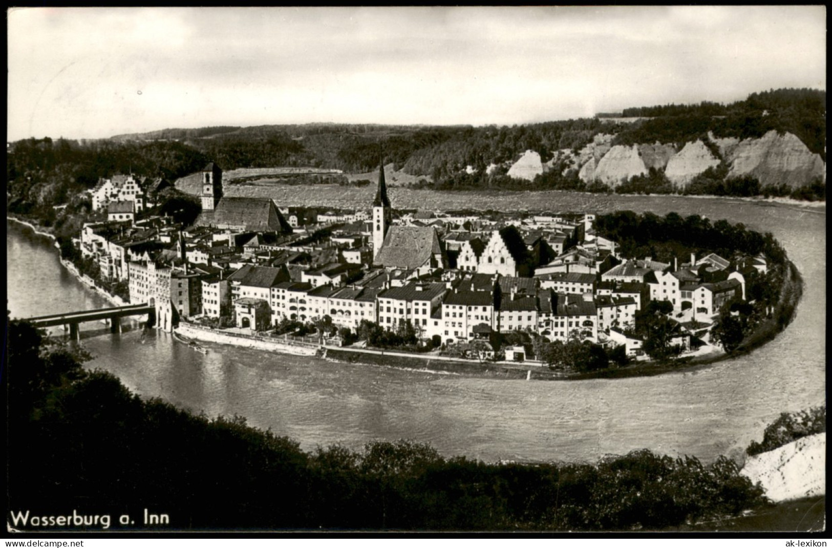Ansichtskarte Wasserburg Am Inn Wasserburg A. Inn Panorama-Ansicht 1962 - Wasserburg A. Inn