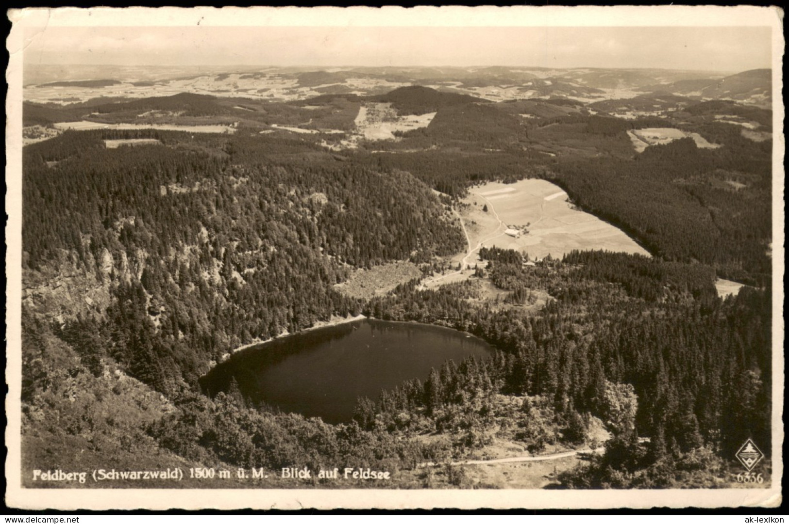 Feldberg (Schwarzwald) Feldberg Schwarzwald Blick Auf Feldsee 1955 - Feldberg