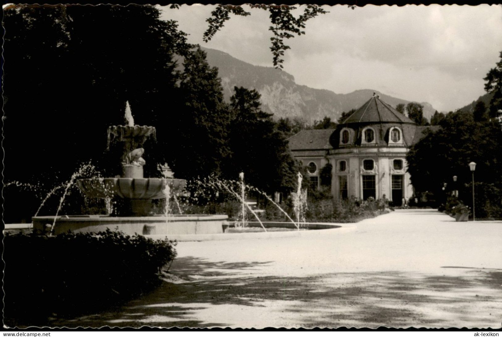 Ansichtskarte Bad Reichenhall Kuranlagen Und Kurpark, Wasserspiele 1950 - Bad Reichenhall