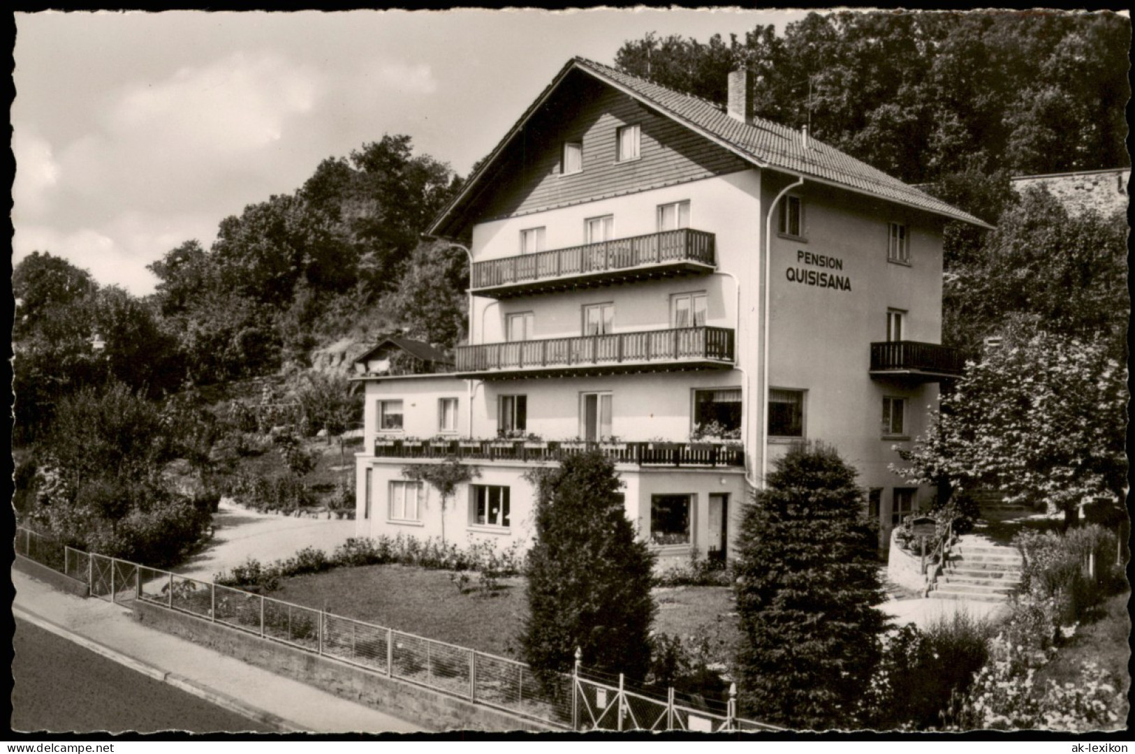 Königstein (Taunus) Ölmühlweg Pension Quisisana Bes. Sophie Hees 1960 - Königstein