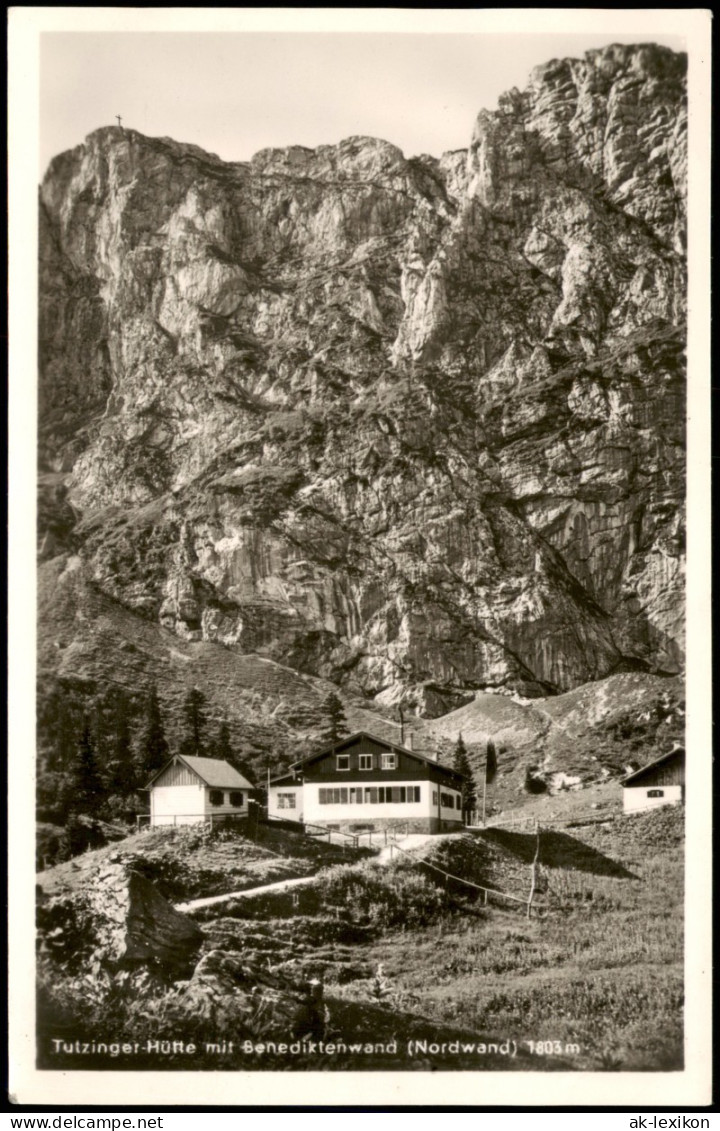 Ansichtskarte  Tutzinger-Hütte Mit Benediktenwand (Nordwand) 1803 M. 1960 - Non Classés