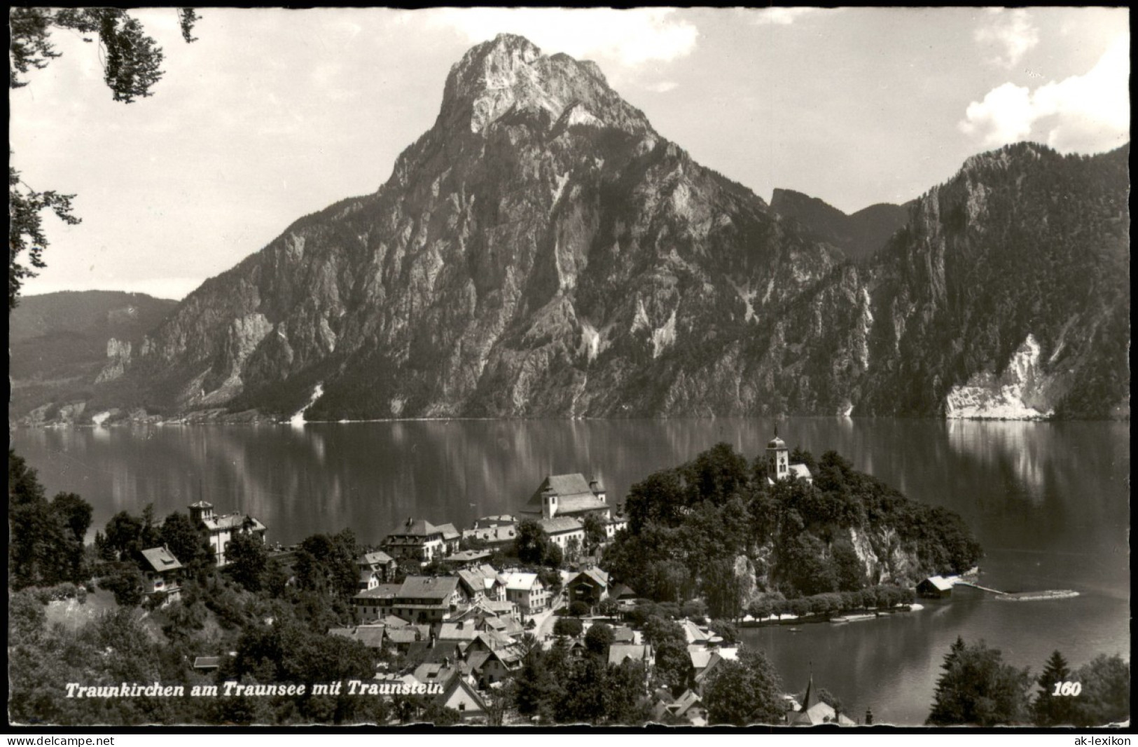 Ansichtskarte Traunkirchen Traunkirchen Am Traunsee Mit Traunstein 1960 - Sonstige & Ohne Zuordnung