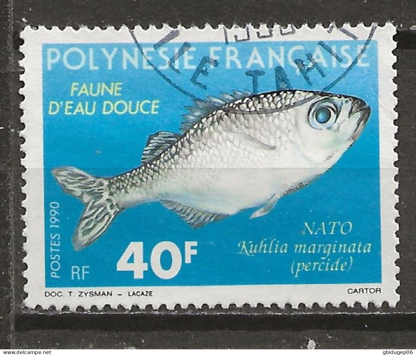 YT N° 352 - Oblitéré - Faune D'eau Douce - Used Stamps