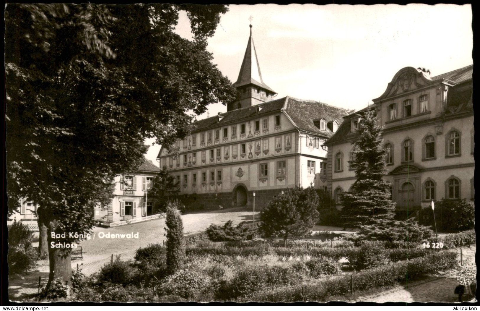 Ansichtskarte Bad König Schloss; Ort Im Odenwald 1960 - Bad Koenig