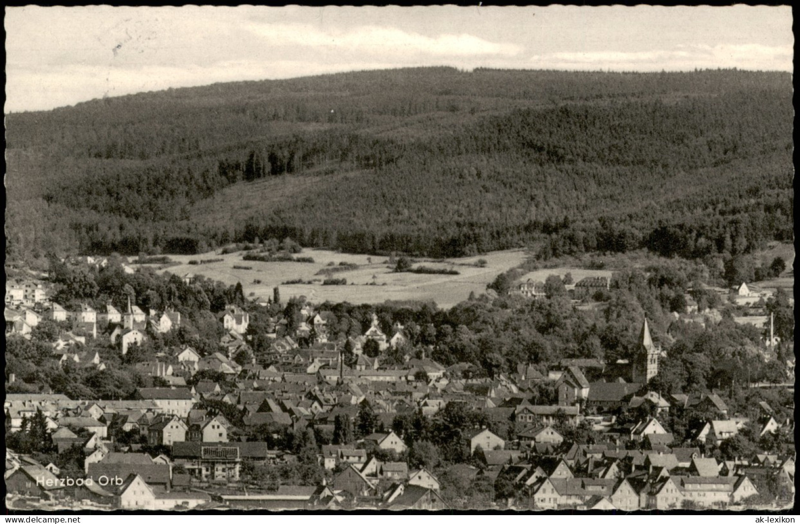 Ansichtskarte Bad Orb Panorama-Ansicht 1962 - Bad Orb