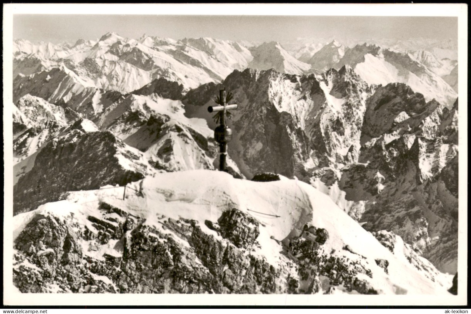 Garmisch-Partenkirchen Gipfelstation,   Bayrische Zugspitzbahn Schwebebahn 1960 - Garmisch-Partenkirchen