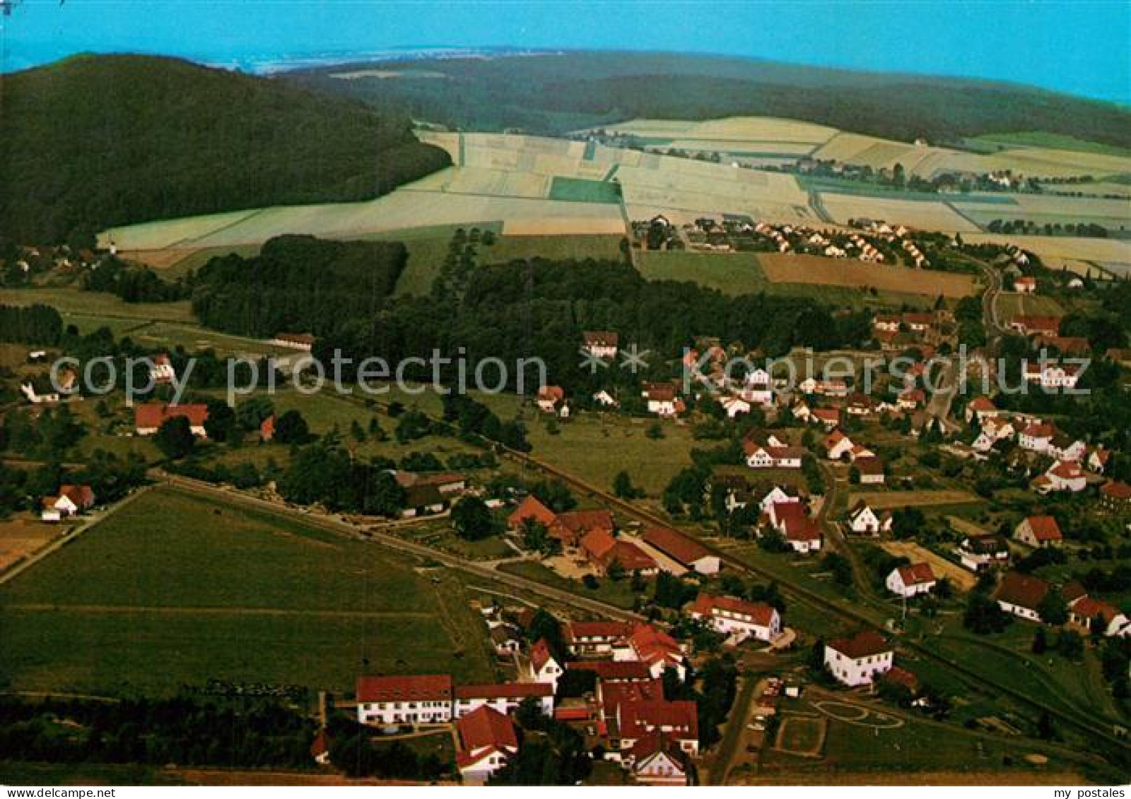 72948791 Bad Holzhausen Luebbecke Fliegeraufnahme Boerninghausen - Getmold