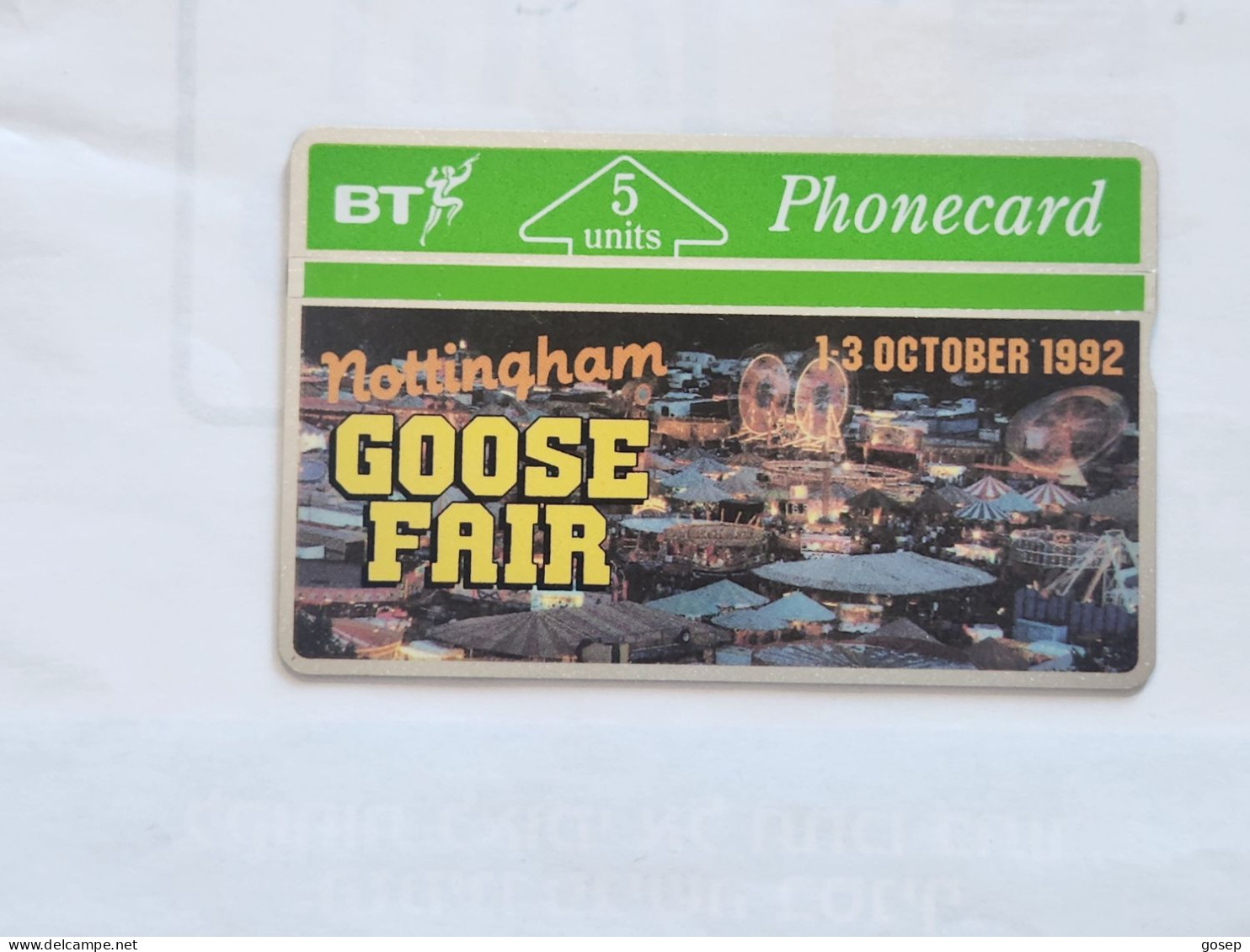 United Kingdom-(BTG-058)-Nottingham Goose Fair-(462)folder(5units)(224E45199)(tirage-750)(price Cataloge-10.00£-mint) - BT General Issues