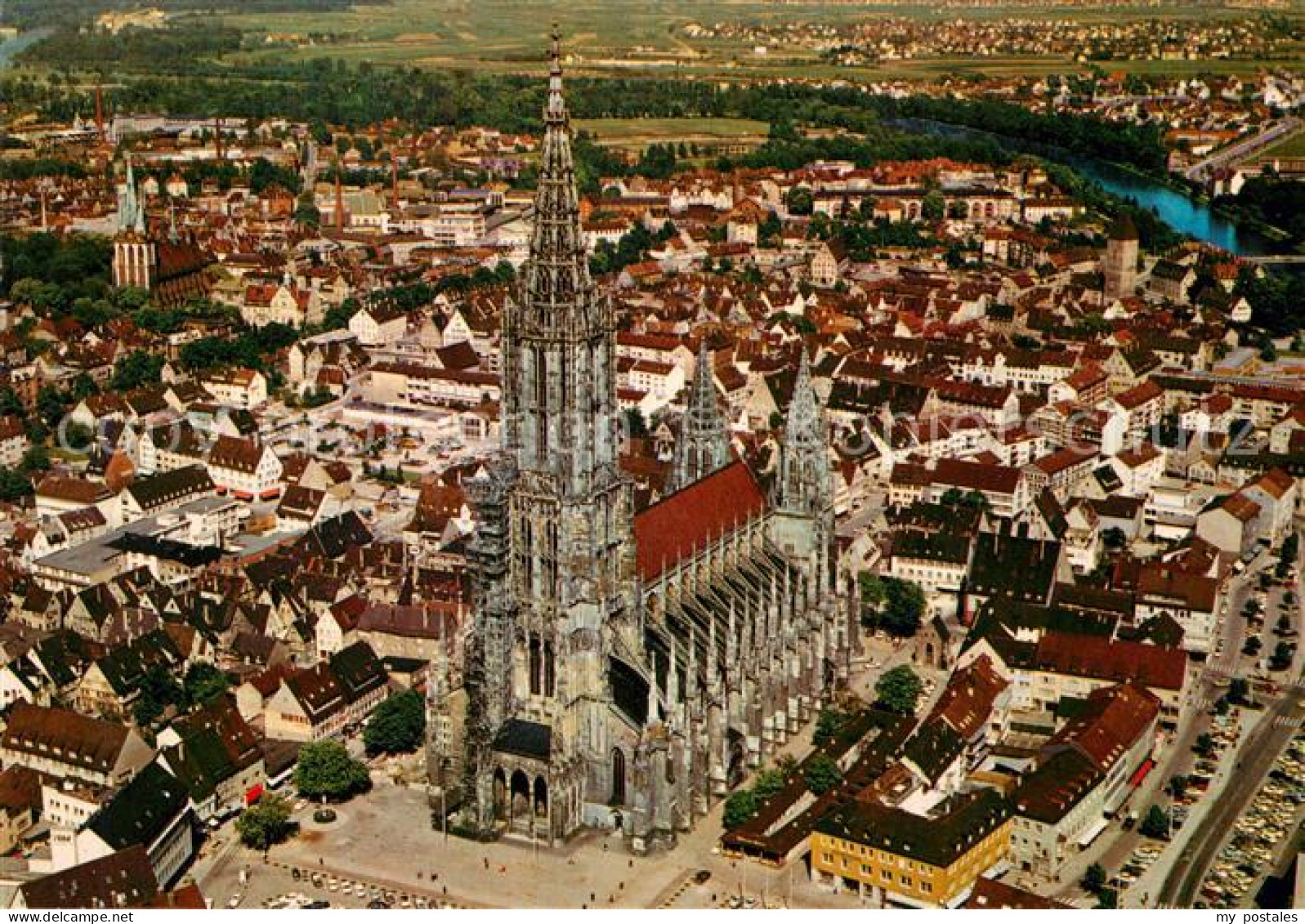 72948562 Ulm Donau Fliegeraufnahme Hoechste Kirche Der Welt Ulm - Ulm