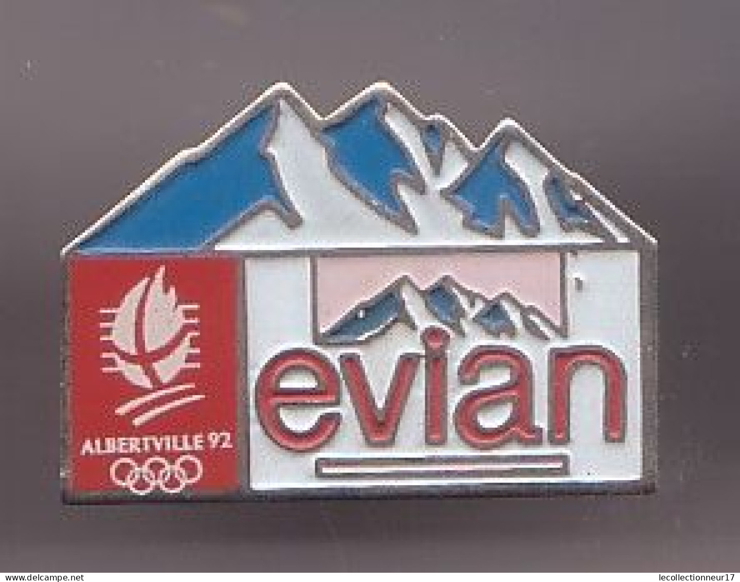 Pin's Jeux Olympiques Albertville 92 Evian Réf 502 - Juegos Olímpicos