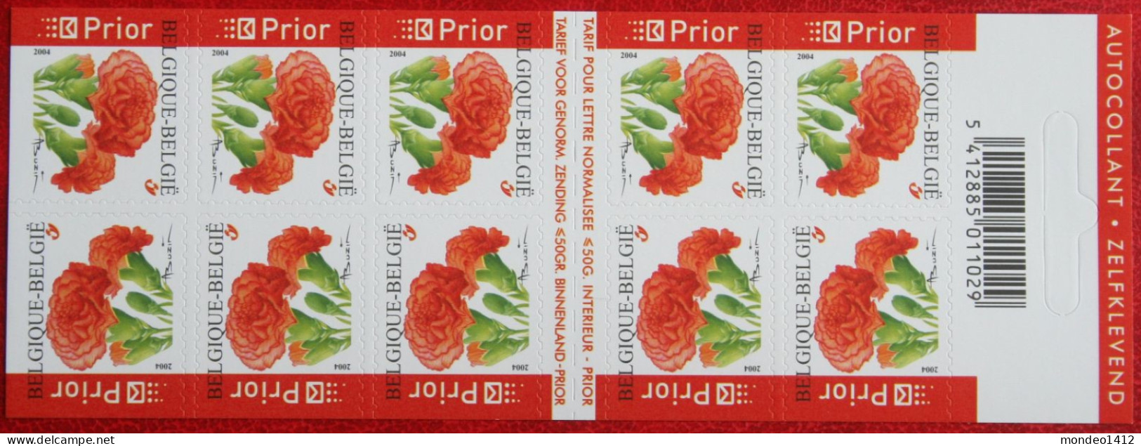 Boekje/carnet B43 - Bloemen Anjer / ** MNH 2004 - 1997-… Permanent Validity [B]