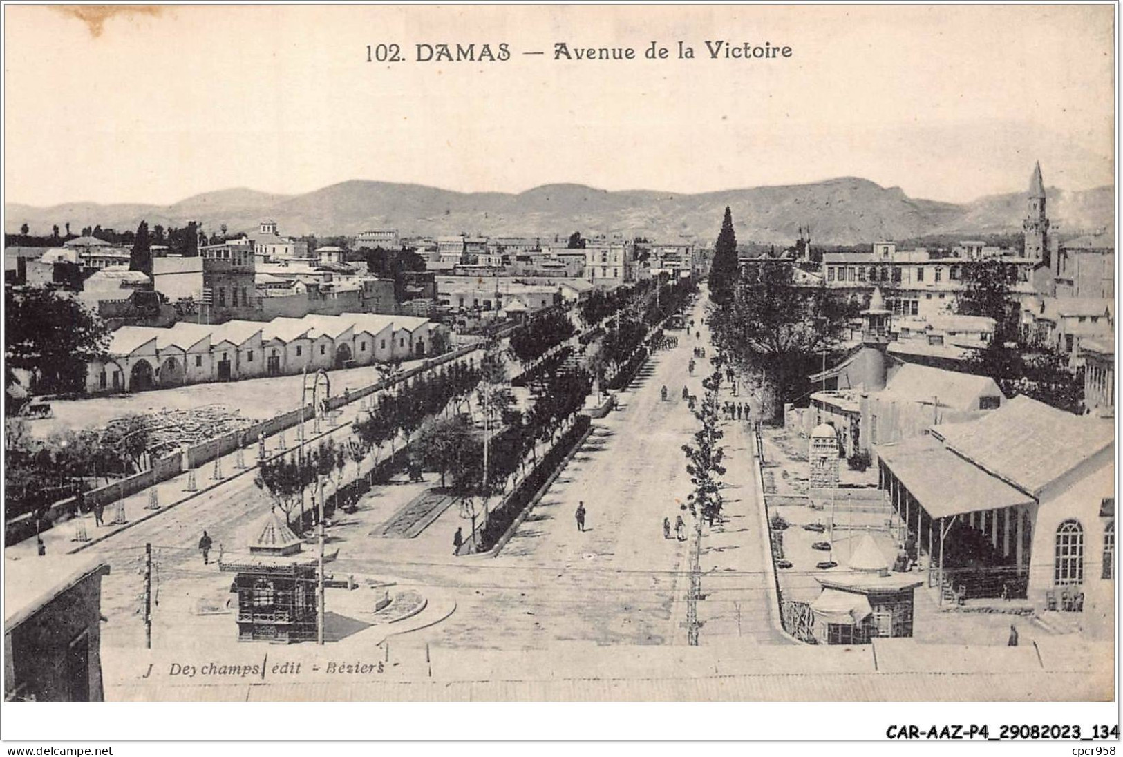 CAR-AAZP4-0317 - LIBAN - DAMAS - Avenue De La Victoire  - Lebanon