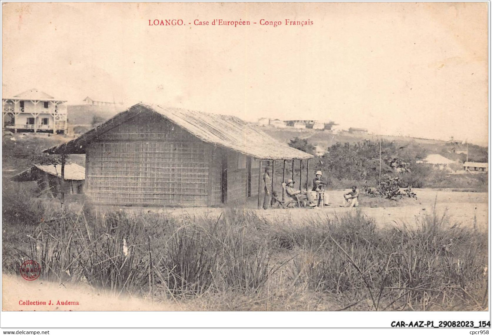 CAR-AAZP1-0078 - CONGO - LOANGO - Case D'européen - Congo Français  - Sonstige & Ohne Zuordnung