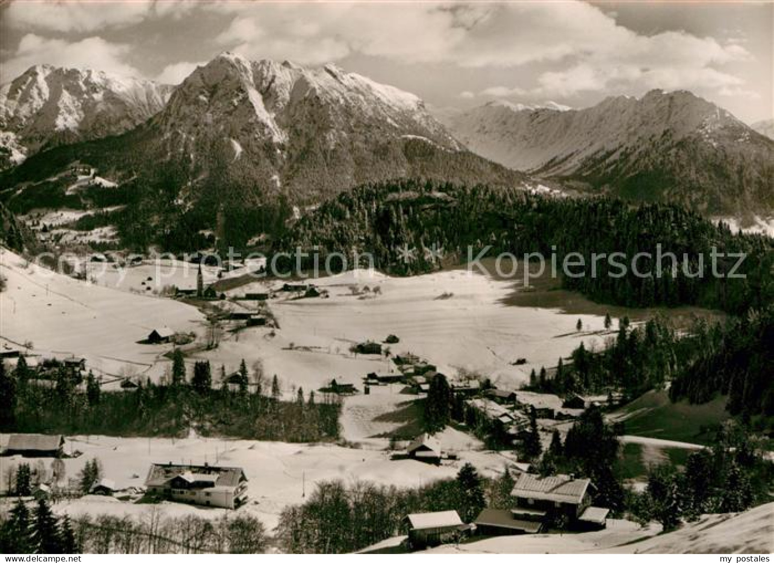 72944961 Tiefenbach Oberstdorf Panorama Wintersportplatz Allgaeuer Alpen Oberstd - Oberstdorf