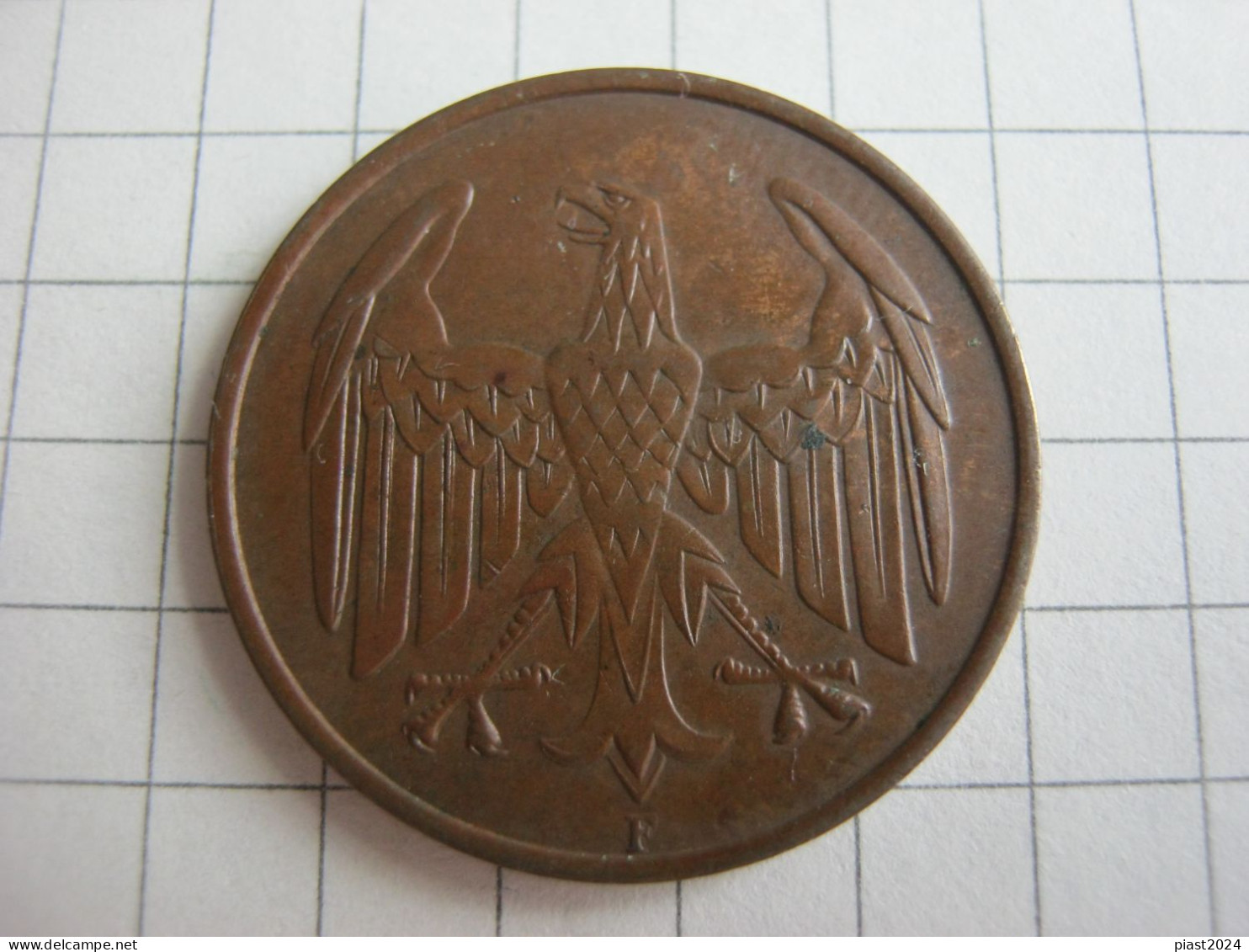 Germany 4 Reichspfennig 1932 F - 4 Reichspfennig