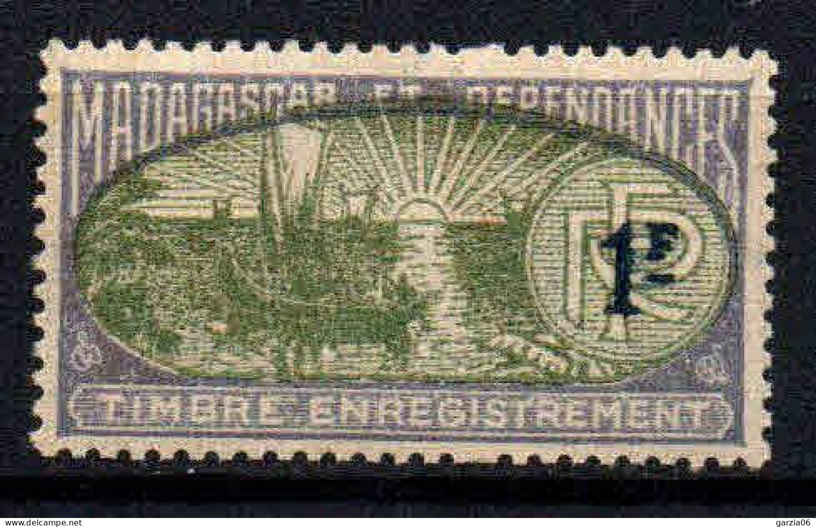 Madagascar  - Timbre D' Enregistrement 1F - Andere & Zonder Classificatie