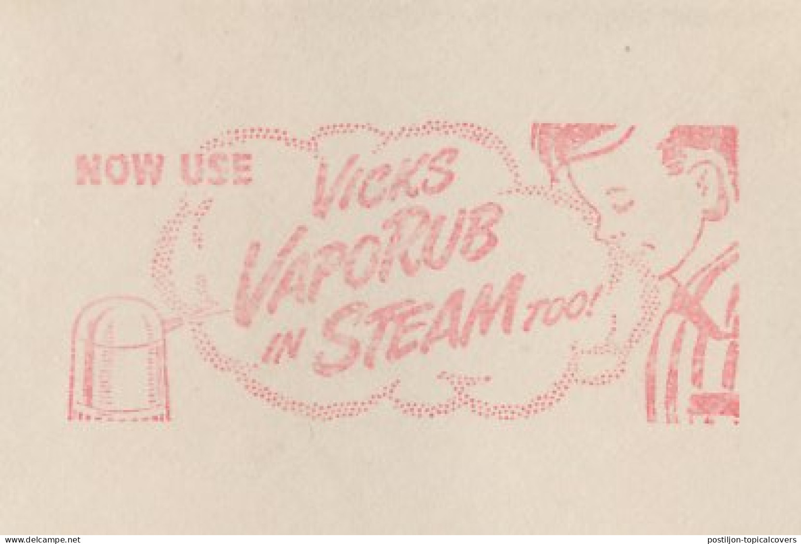 Meter Cover USA 1950 Vicks Vaporub - Steam - Other & Unclassified