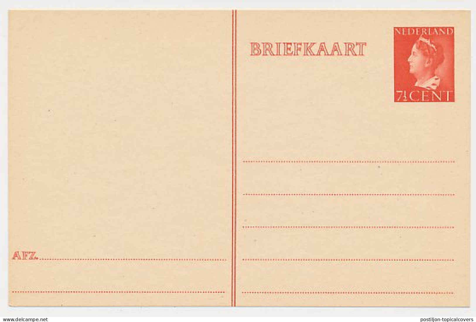 Briefkaart G. 289 - Ganzsachen