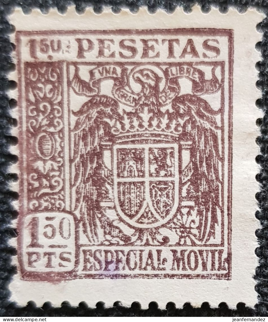Fiscales  Especial Movil U148 1940 1.50Pts - Revenue Stamps