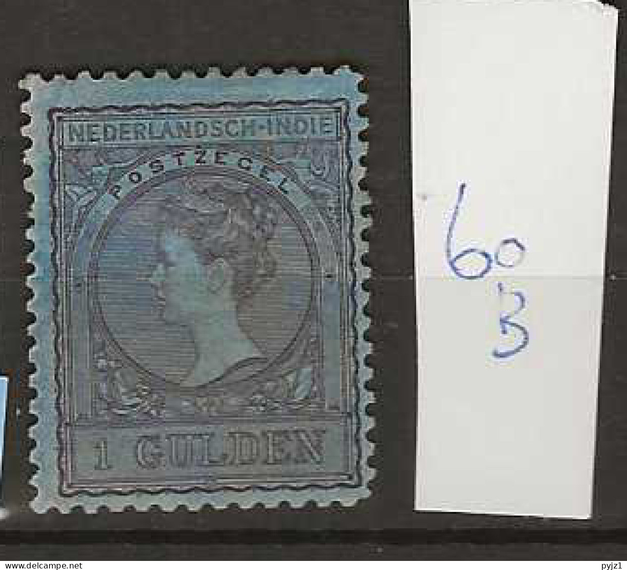 1906 MH Nederlands Indië NVPH 60B Perf 11 X 11 1/2 - India Holandeses