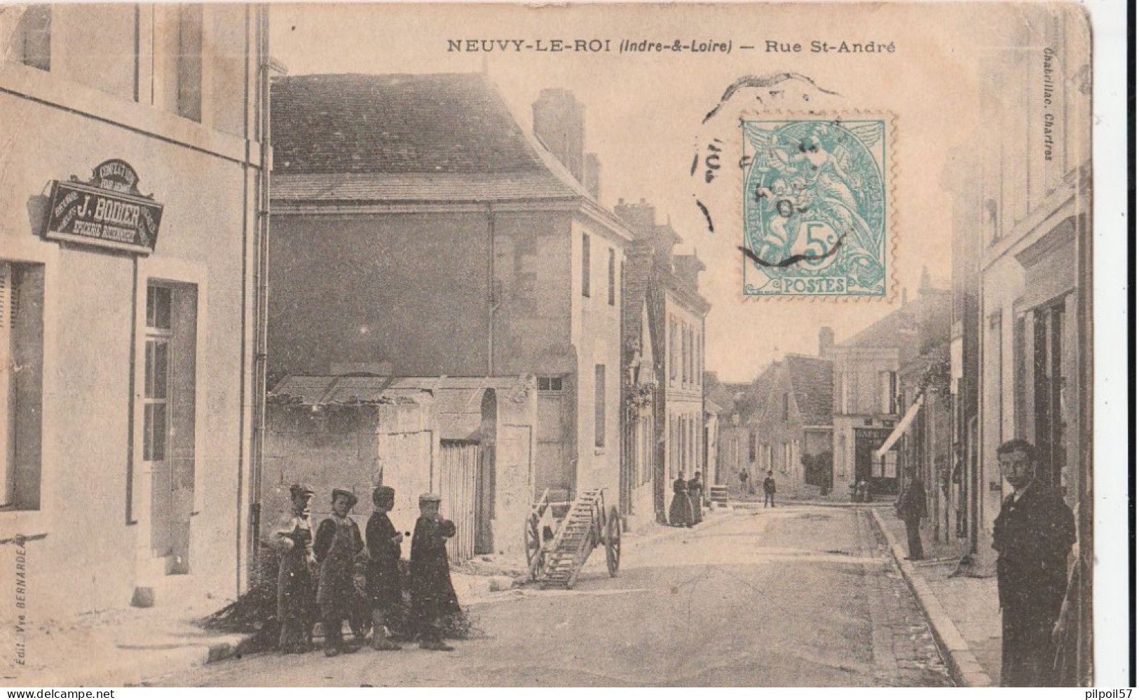 37 - NEUVY LE ROI - Rue St-André - Neuvy-le-Roi