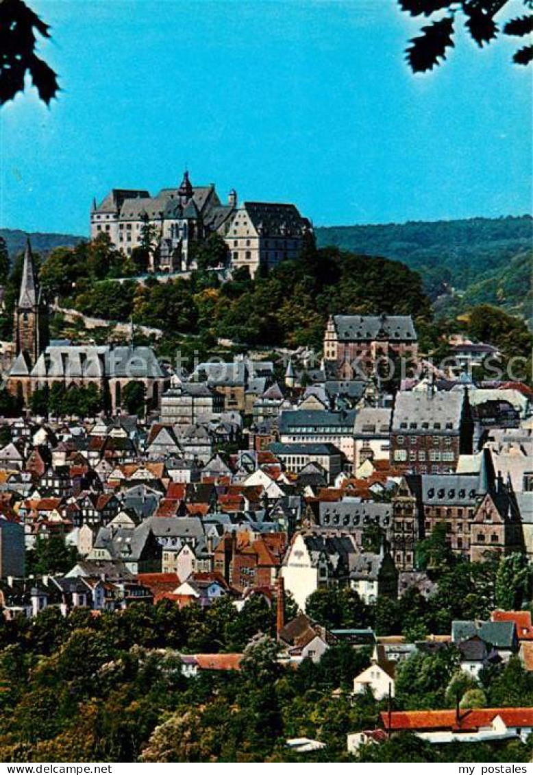 72935677 Marburg Lahn Stadtansicht Mit Kirche Und Schloss Marburg - Marburg