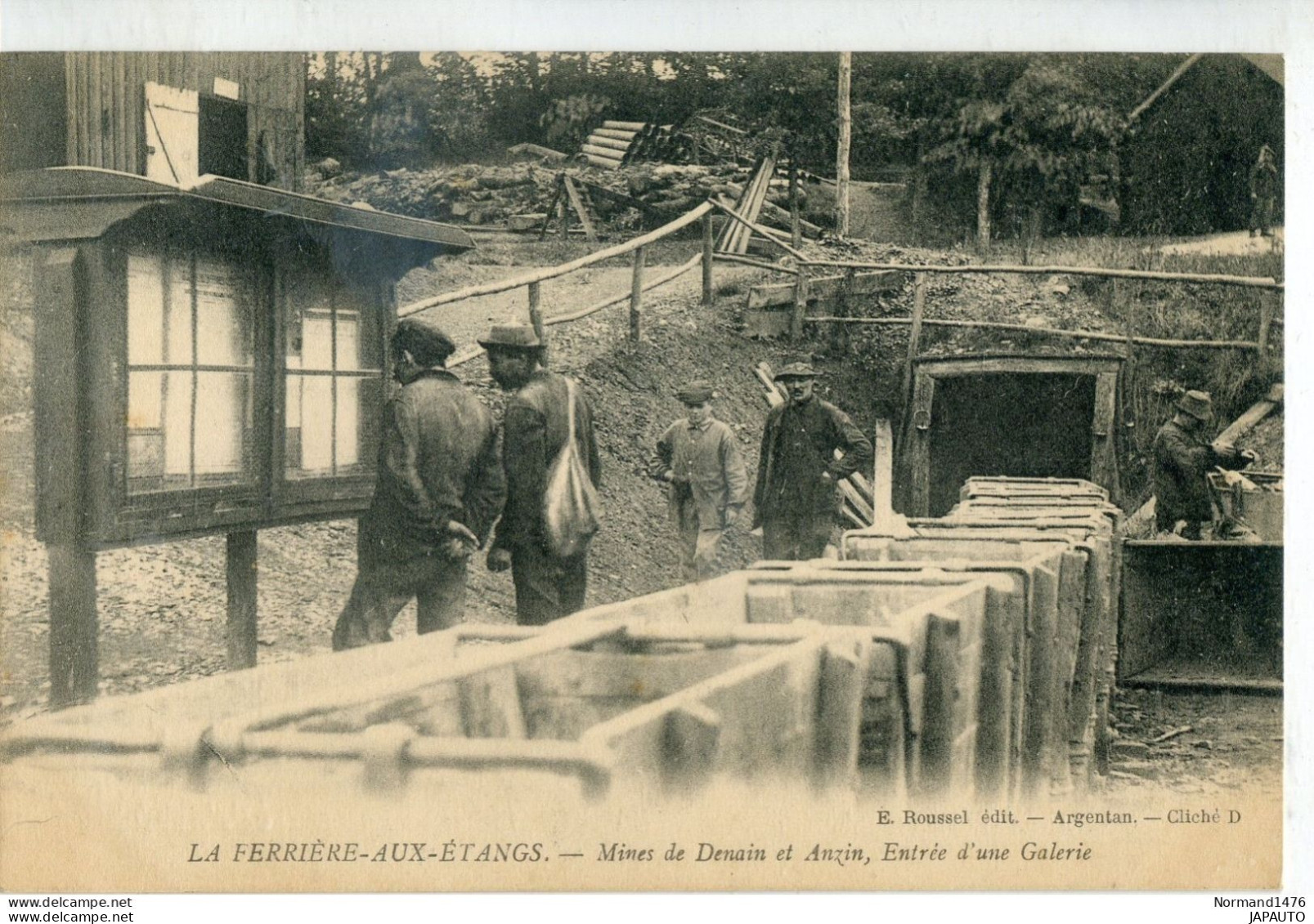 Environs De Flers Mine De La Ferrière Aux étangs,l'entrée D'une Galerie - Flers