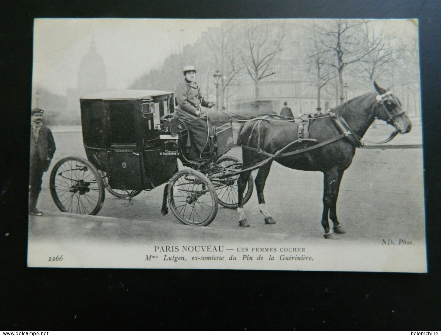 PARIS NOUVEAU           LES FEMMES COCHER            Mme LUTGEN   EX COMTESSE DU PIN DE LA GUERINIERE - Public Transport (surface)