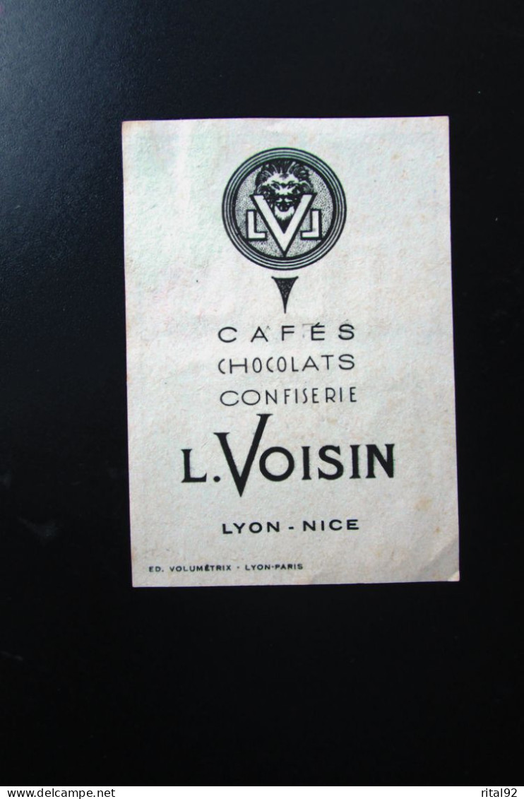 Chromo/Image "Cafés Chocolat L. VOISIN - LYON" - Série : Uniformes De FRANCE - Other & Unclassified