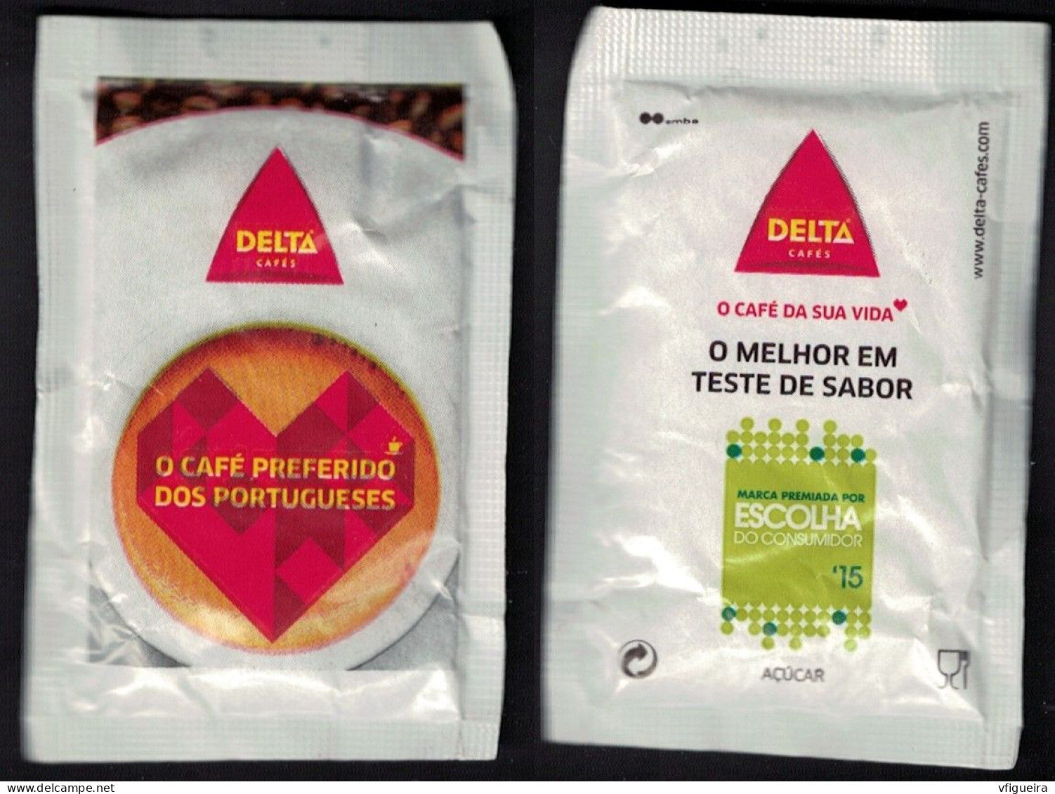 Portugal Sachet Sucre Sugar Bag Delta O Café Preferido Dos Portugueses - Azúcar