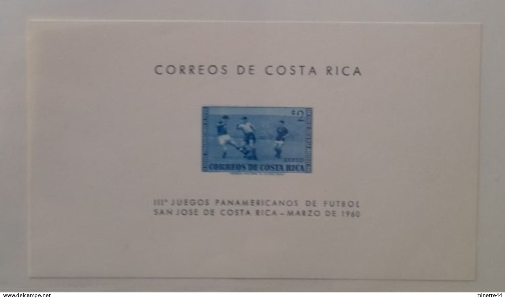 COSTA RICA  1960 MNH**   FOOTBALL FUSSBALL SOCCER CALCIO VOETBAL FUTBOL FUTEBOL FOOT FOTBAL - Unused Stamps