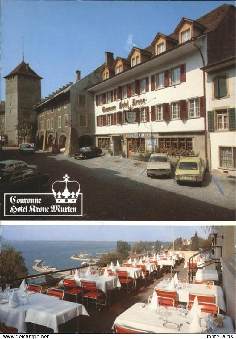 11381238 Murten Morat Hotel Krone Terrasse Murten - Other & Unclassified