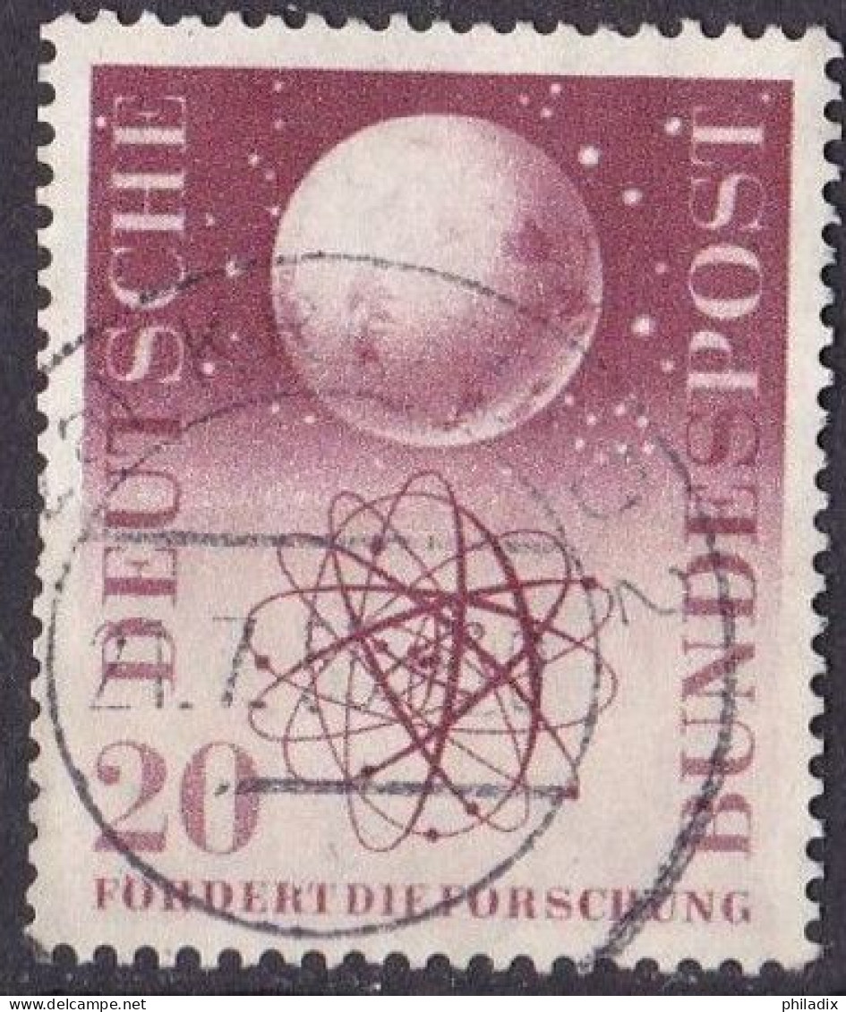 BRD 1955 Mi. Nr. 214 Vollstempel O/used (BRD1-5) - Gebruikt